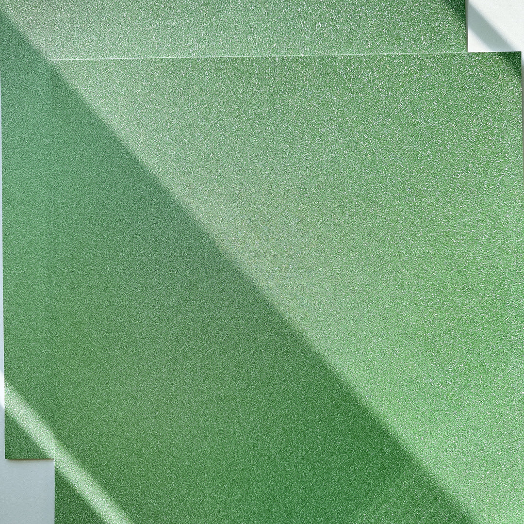 Emerald Green Glitter Cardstock 12x12