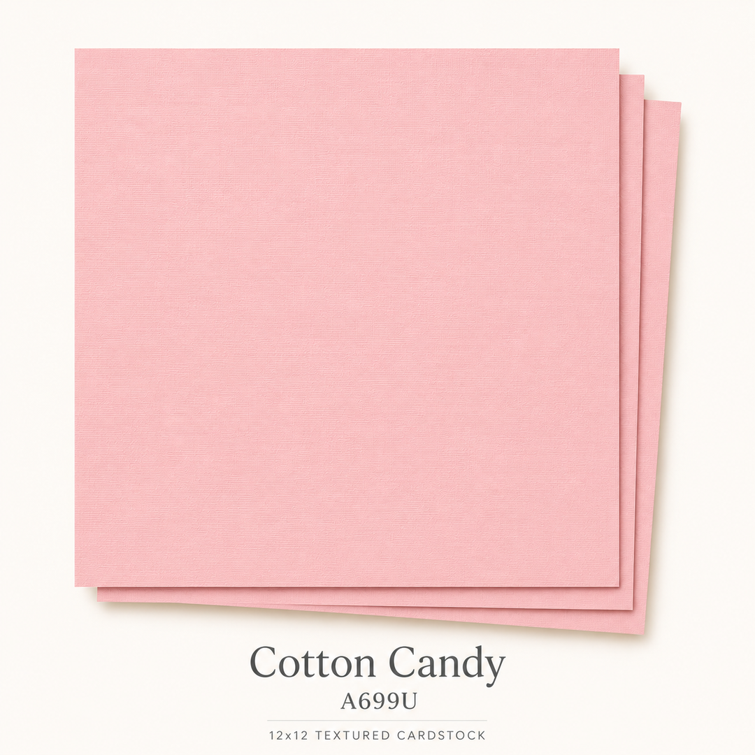 Cotton Candy Textured Cardstock