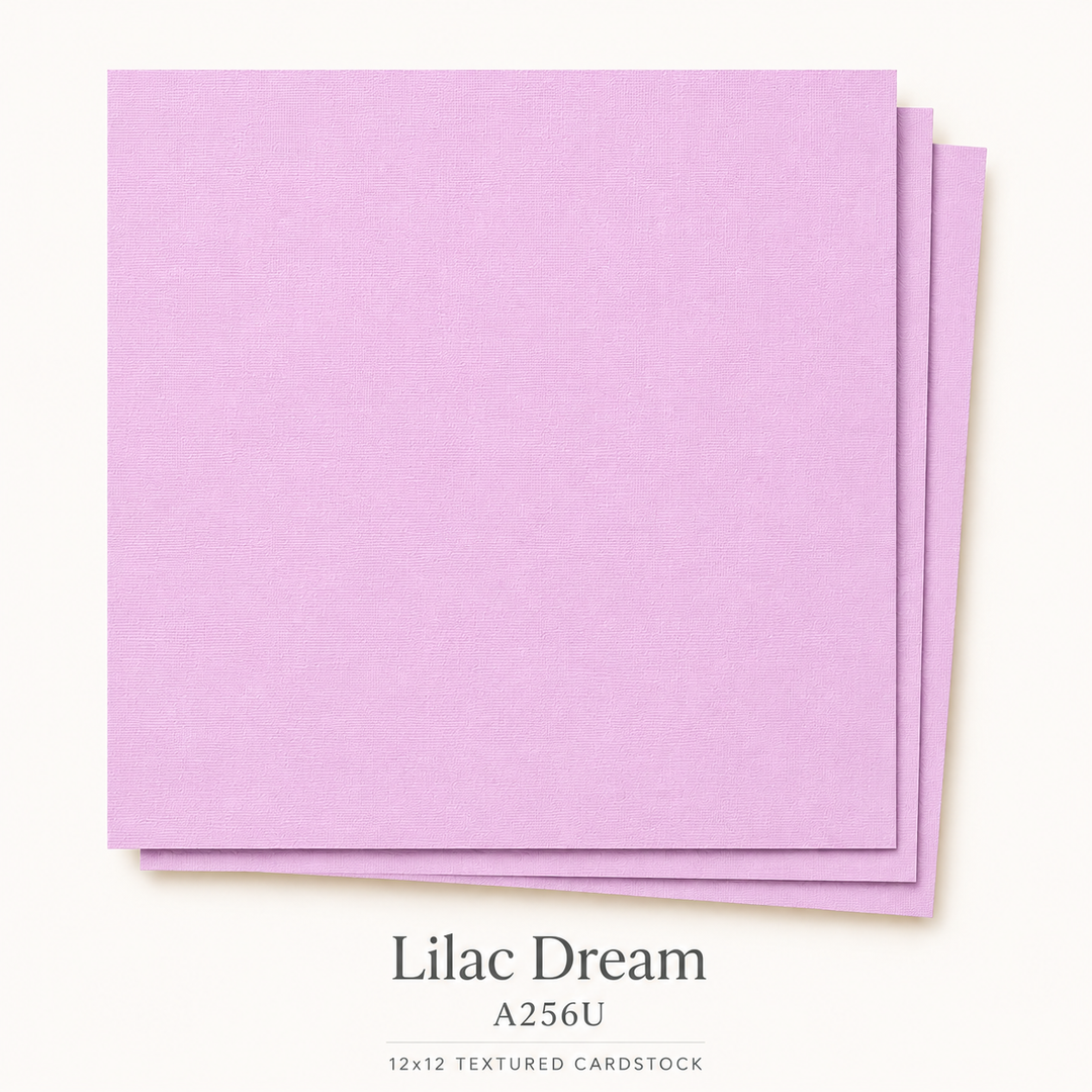 Lilac Dream Textured Cardstock