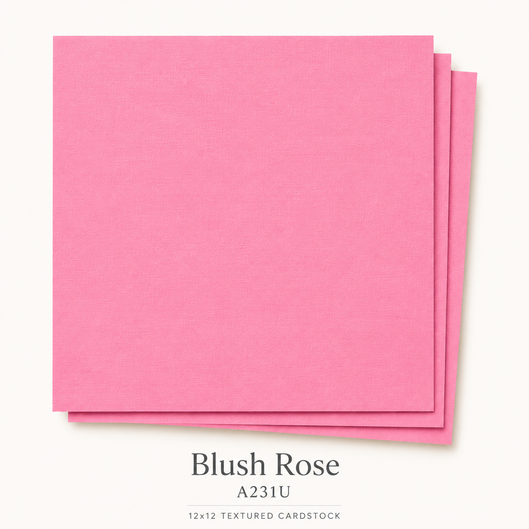 Blusa Rose Textured Cardstock