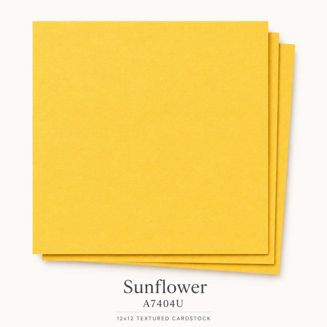 Sunflower Textured Cardstock
