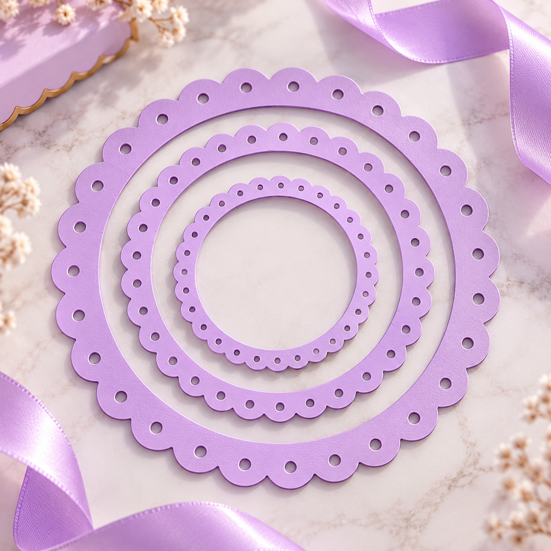 Pre-Order Scalloped Circle Cutting Die