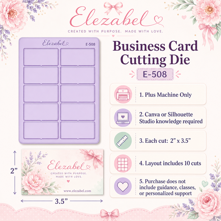 Business Card Cutting Die
