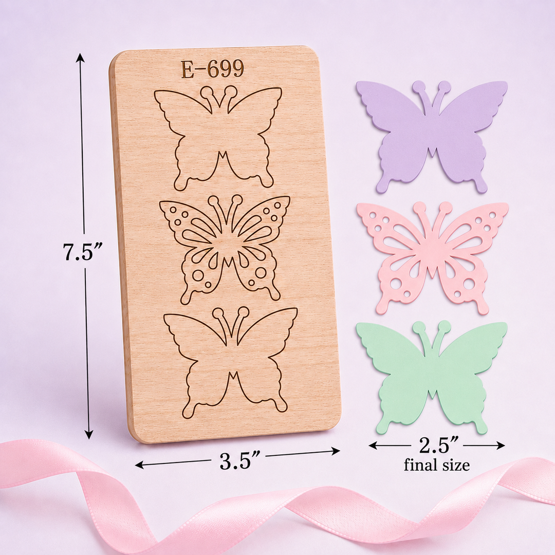 Aurora Butterfly Cutting Die 2.5”