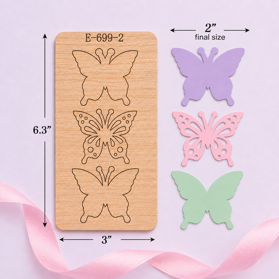 Aurora Butterfly Cutting Die 2”