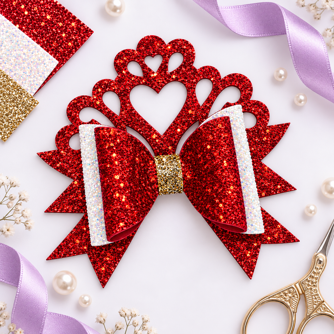 Queen of Heart Bow Cutting Die