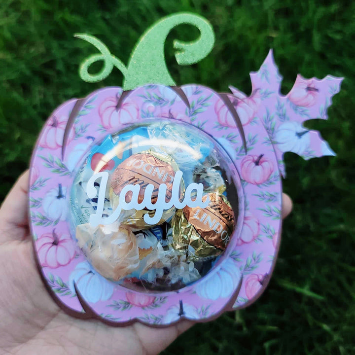 Pumpkin Base Die for Sphere Treat Box