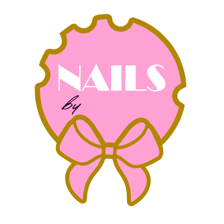 Placa 'Nails by' personalizada